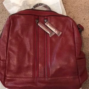 Leather BackPack/ Purse